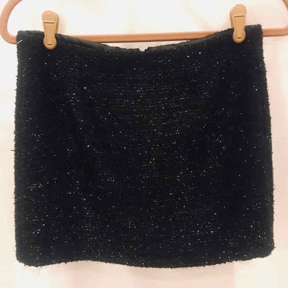 Forever 21 Black Sparkly Skirt - Picture 2 of 6